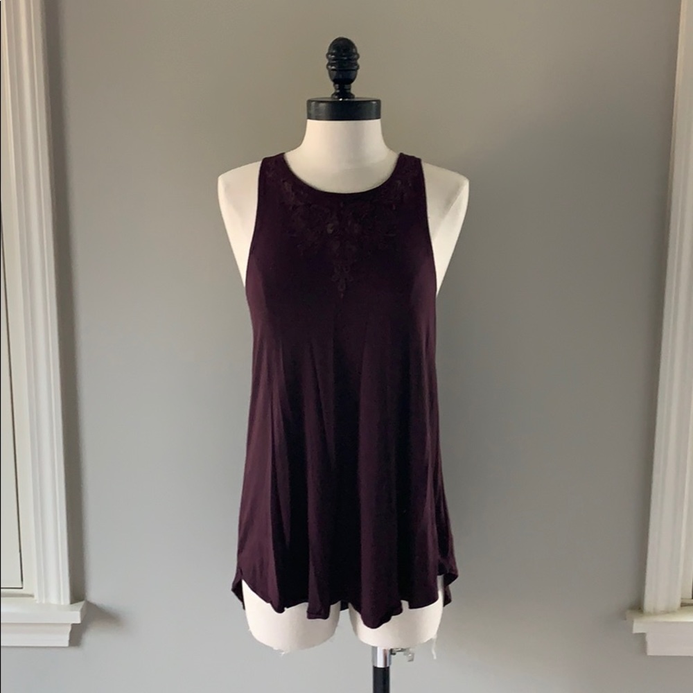 American Eagle Embroidered Tank